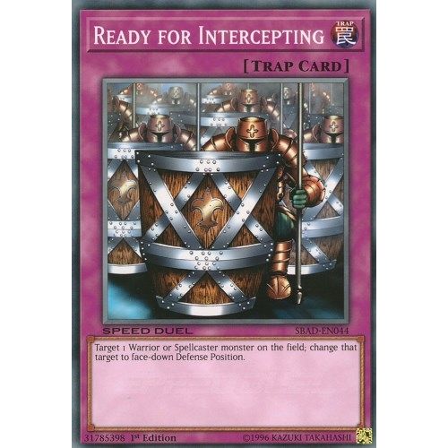 Image for Ready for Intercepting (SBAD-EN044) (SBAD) - YuGiOh
