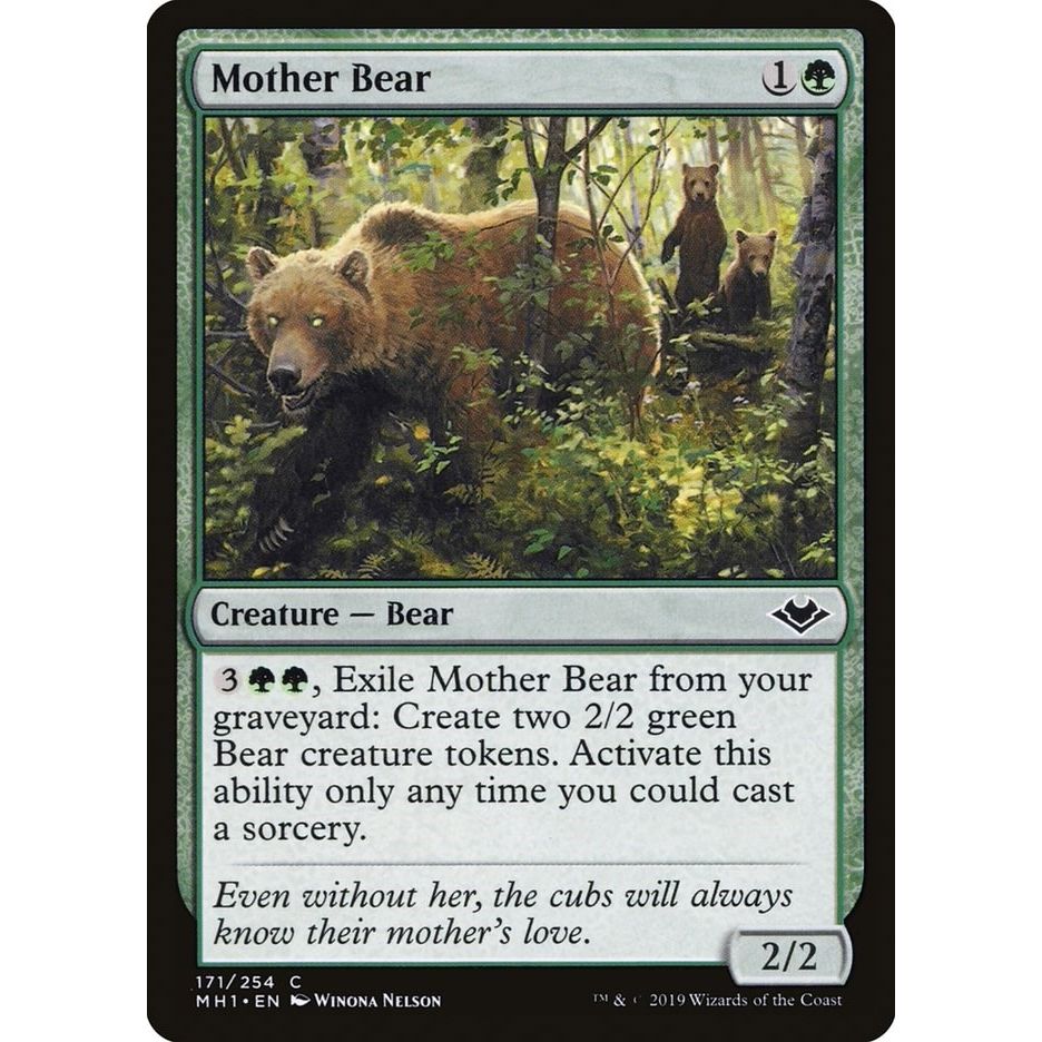 Image for Mother Bear (171) (MH1) - Magic: The Gathering