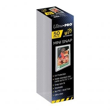 Image for UV Mini Snap Card Holder (50ct Pack) - Collectible Storage