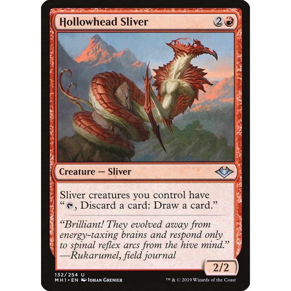 Image for Hollowhead Sliver (132) (MH1) - Magic: The Gathering