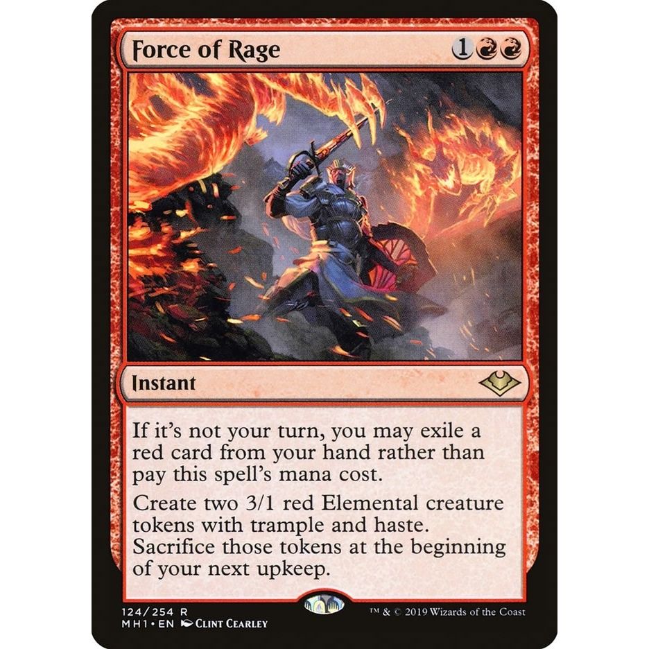 Image for Force of Rage (124) (MH1) - Magic: The Gathering