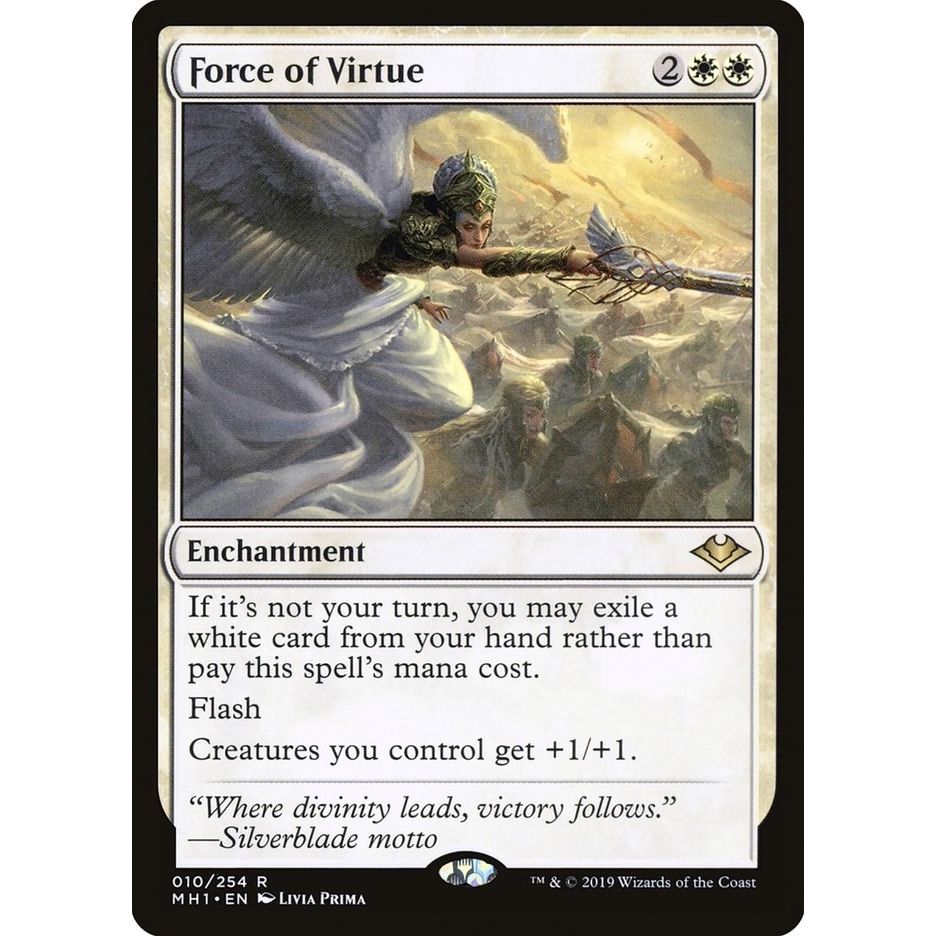 Image for Force of Virtue (10) (MH1) - Magic: The Gathering