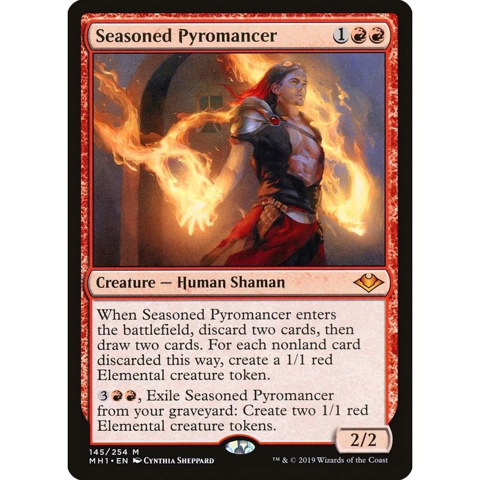 Image for Seasoned Pyromancer (145) (MH1) - Magic: The Gathering