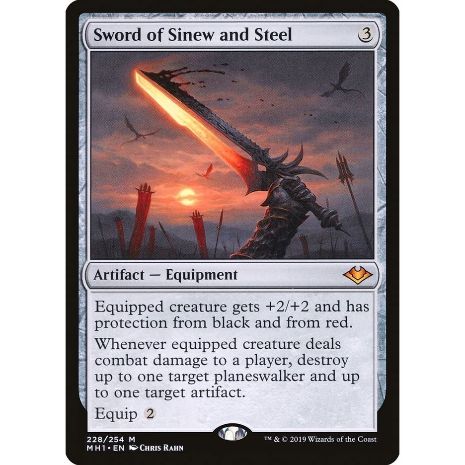 Image for Sword of Sinew and Steel (228) (MH1) - Magic: The Gathering
