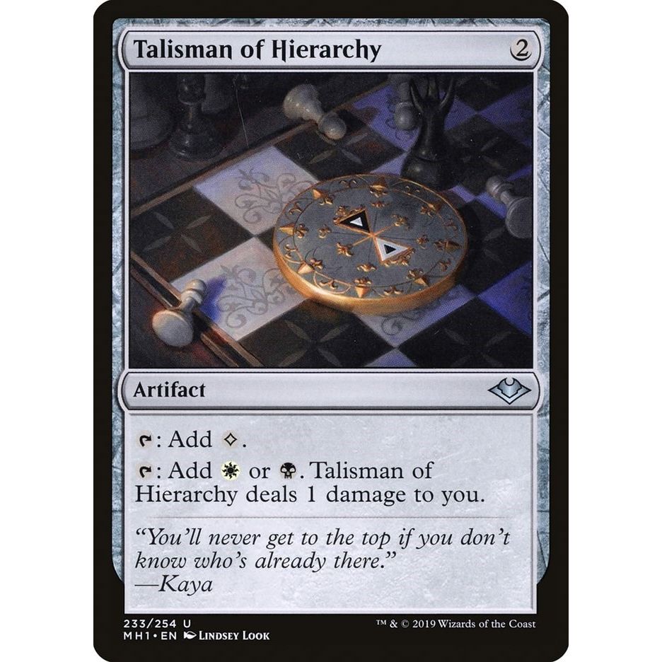 Image for Talisman of Hierarchy (233) (MH1) - Magic: The Gathering