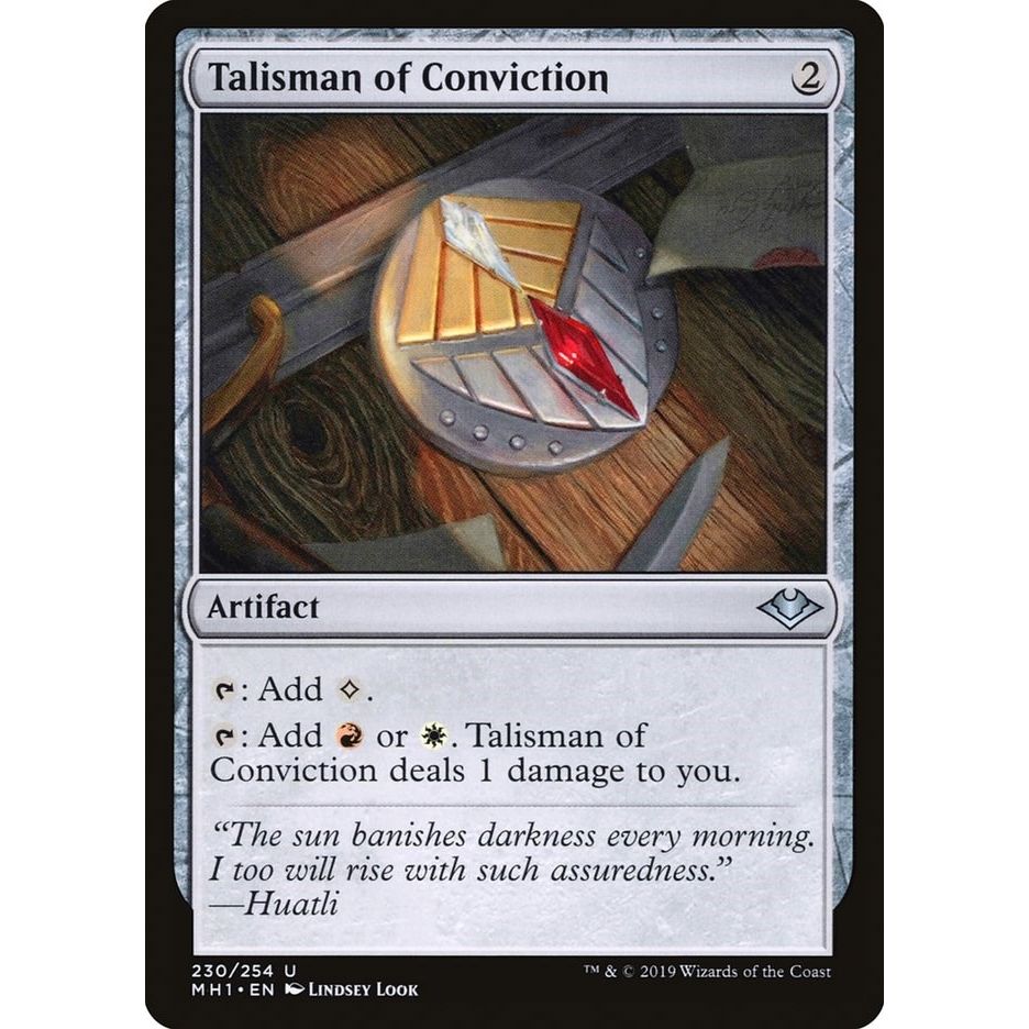 Image for Talisman of Conviction (230) (MH1) - Magic: The Gathering