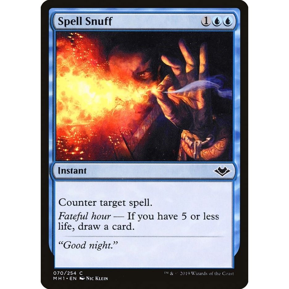 Image for Spell Snuff (70) (MH1) - Magic: The Gathering