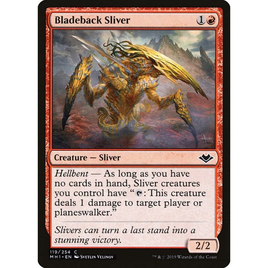 Image for Bladeback Sliver (119) (MH1) - Magic: The Gathering