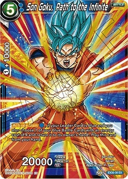 Image for Son Goku, Path to the Infinite (EX06-08) (DBS-EB06) - Dragon Ball Super: Masters