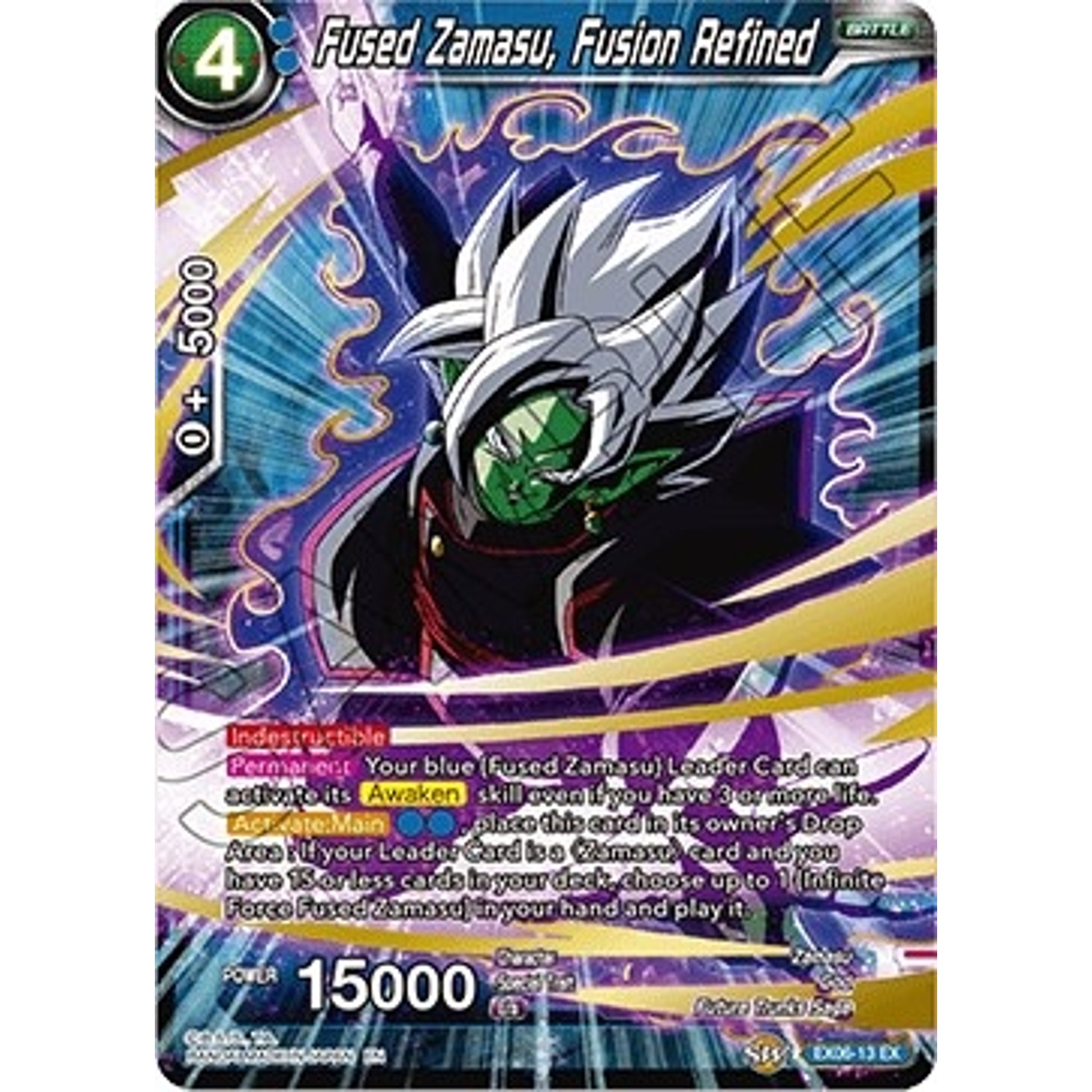 Image for Fused Zamasu, Fusion Refined (EX06-13) (DBS-EB06) - Dragon Ball Super: Masters