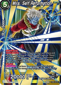 Image for Mira, Self Reformation (EX06-33) (DBS-EB06) - Dragon Ball Super: Masters