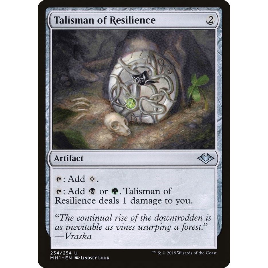 Image for Talisman of Resilience (234) (MH1) - Magic: The Gathering
