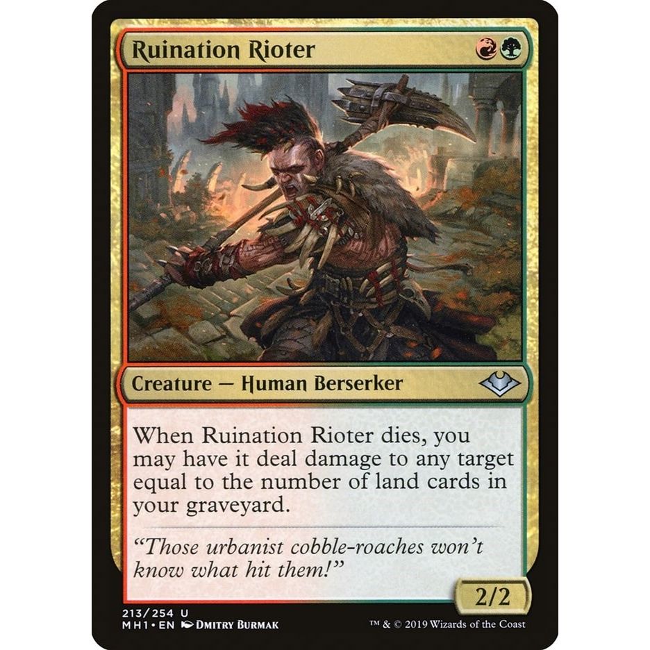 Image for Ruination Rioter (213) (MH1) - Magic: The Gathering