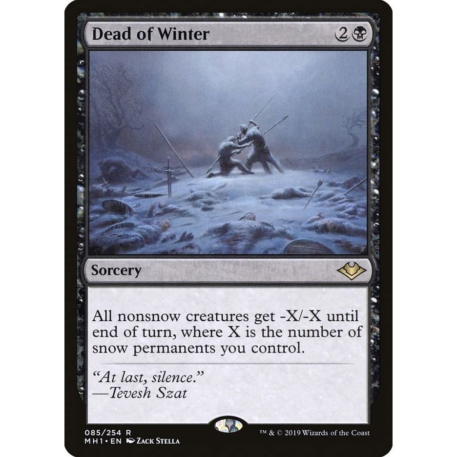 Image for Dead of Winter (85) (MH1) - Magic: The Gathering