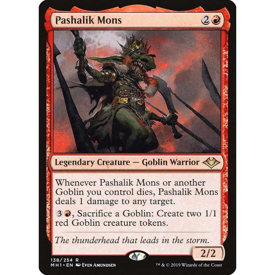 Image for Pashalik Mons (138) (MH1) - Magic: The Gathering