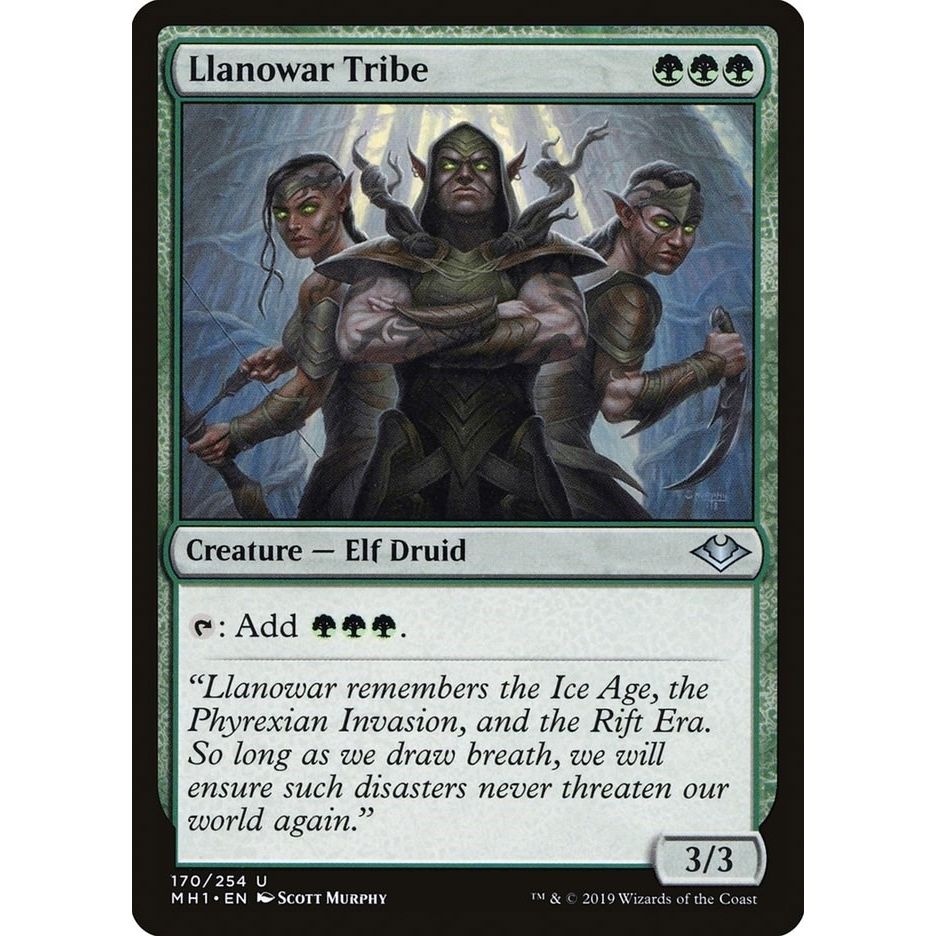 Image for Llanowar Tribe (170) (MH1) - Magic: The Gathering