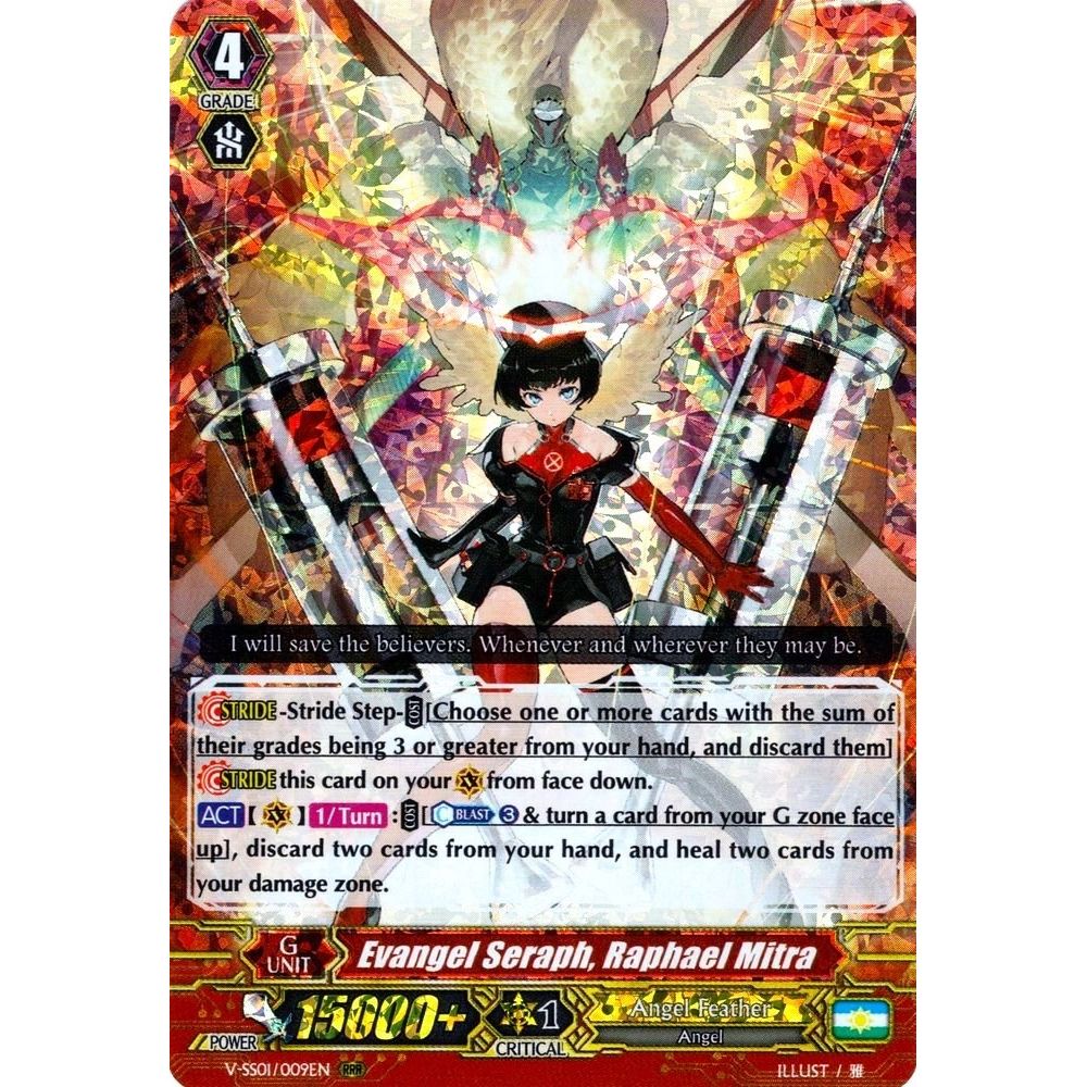Image for Evangel Seraph, Raphael Mitra (V-SS01/009EN) (V-SS01) - Cardfight Vanguard