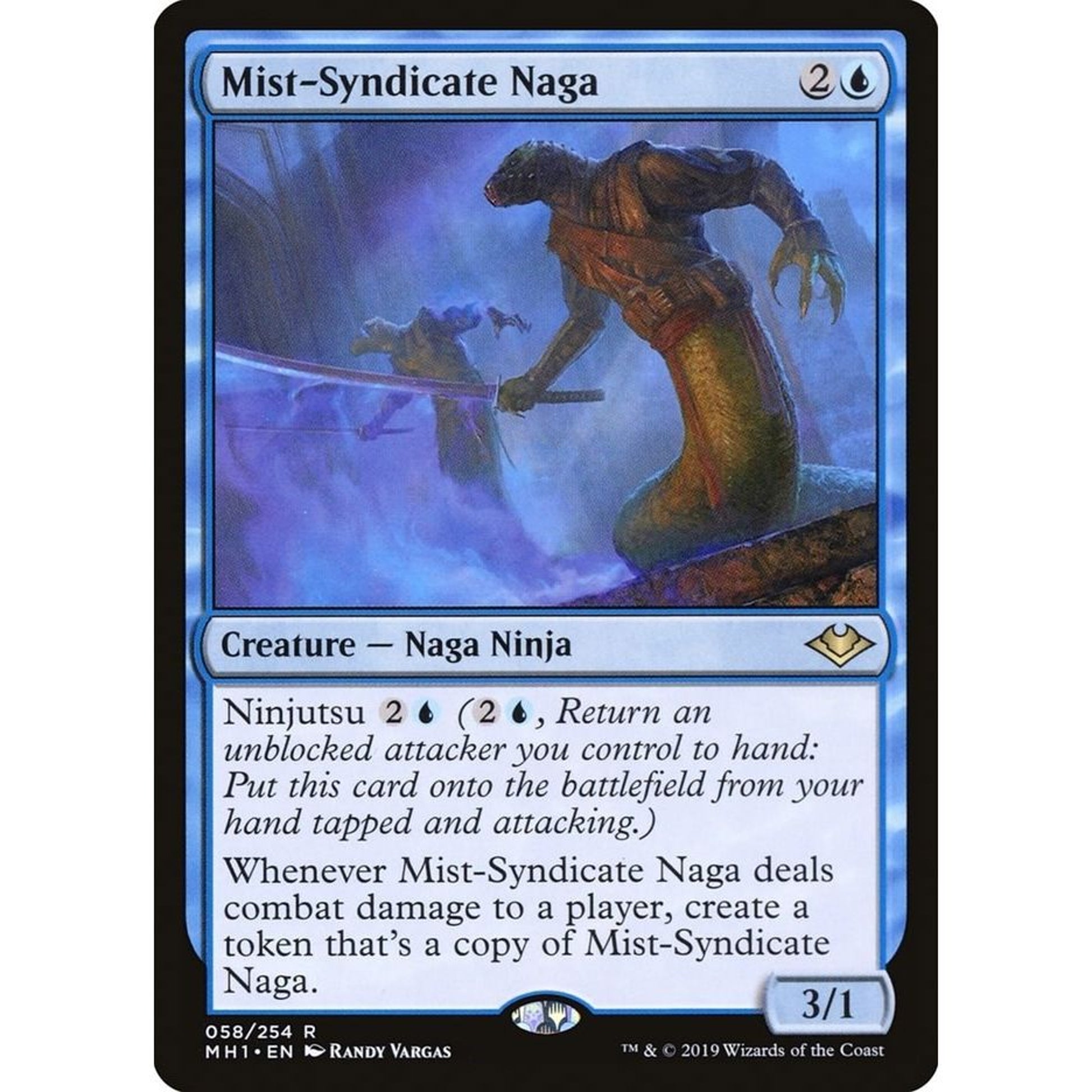 Image for Mist-Syndicate Naga (58) (MH1) - Magic: The Gathering