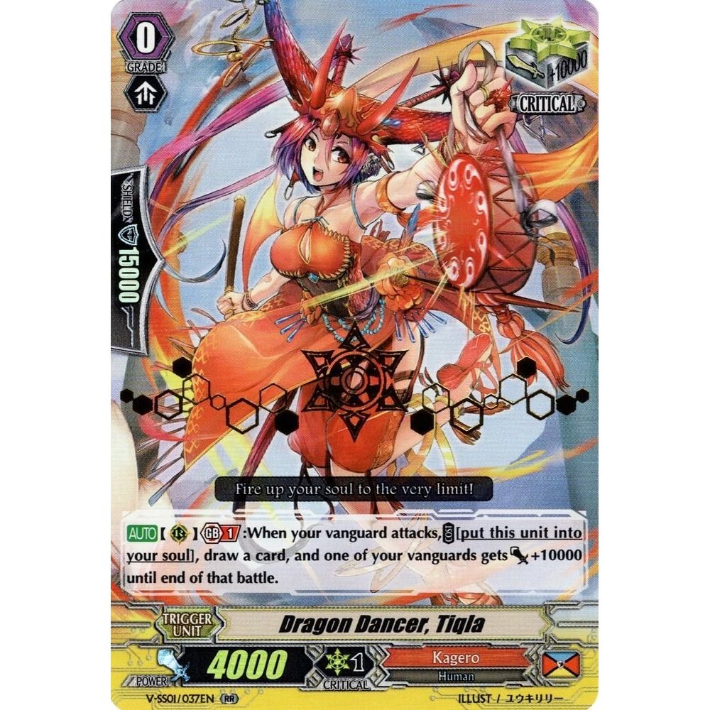 Image for Dragon Dancer, Tiqla (Hot Stamped) (V-SS01/037EN) (V-SS01) - Cardfight Vanguard