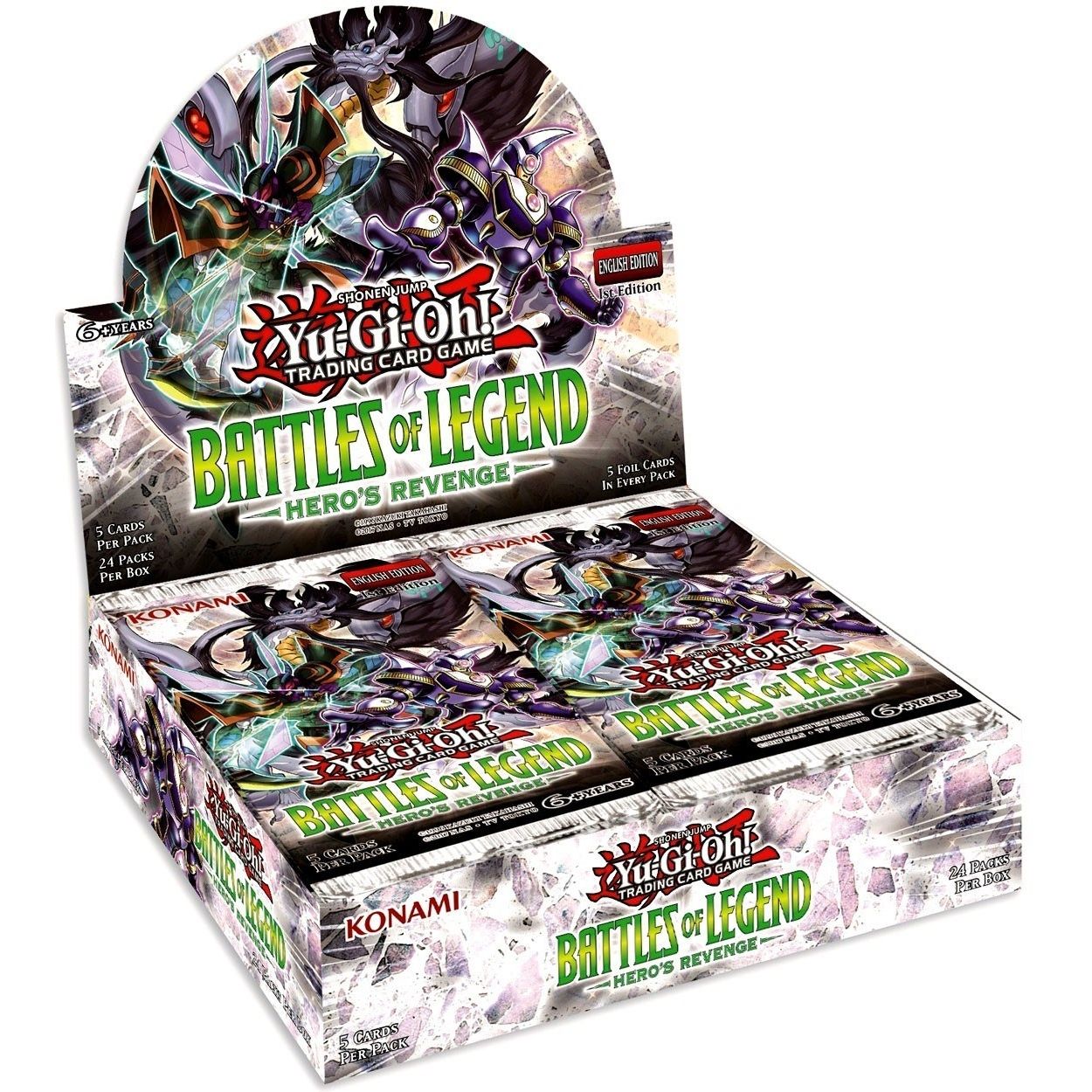 Image for Battles of Legend: Hero's Revenge Booster Box - YuGiOh