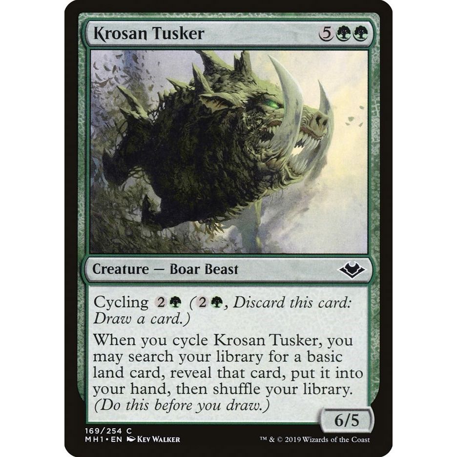 Image for Krosan Tusker (169) (MH1) - Magic: The Gathering