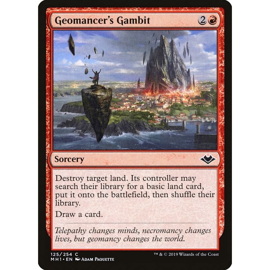 Image for Geomancer's Gambit (125) (MH1) - Magic: The Gathering