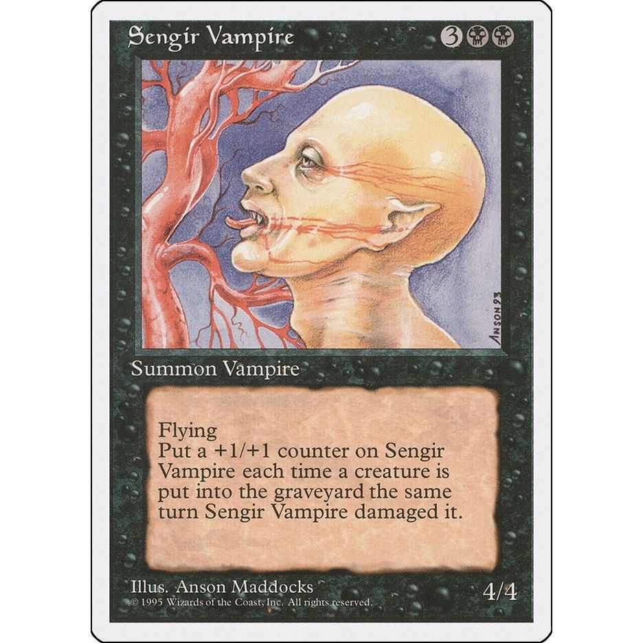 Image for Sengir Vampire (4ED) - Magic: The Gathering
