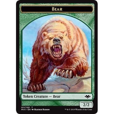 Image for Bear Token (11) (MH1) - Magic: The Gathering