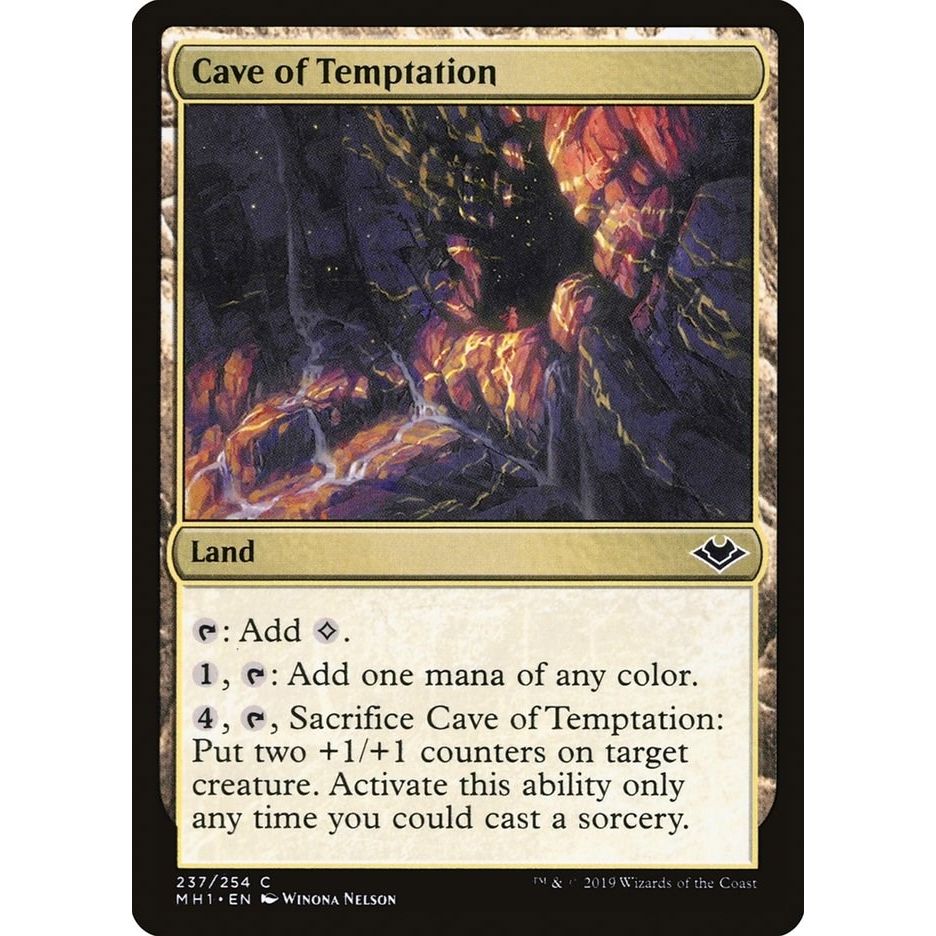 Image for Cave of Temptation (237) (MH1) - Magic: The Gathering