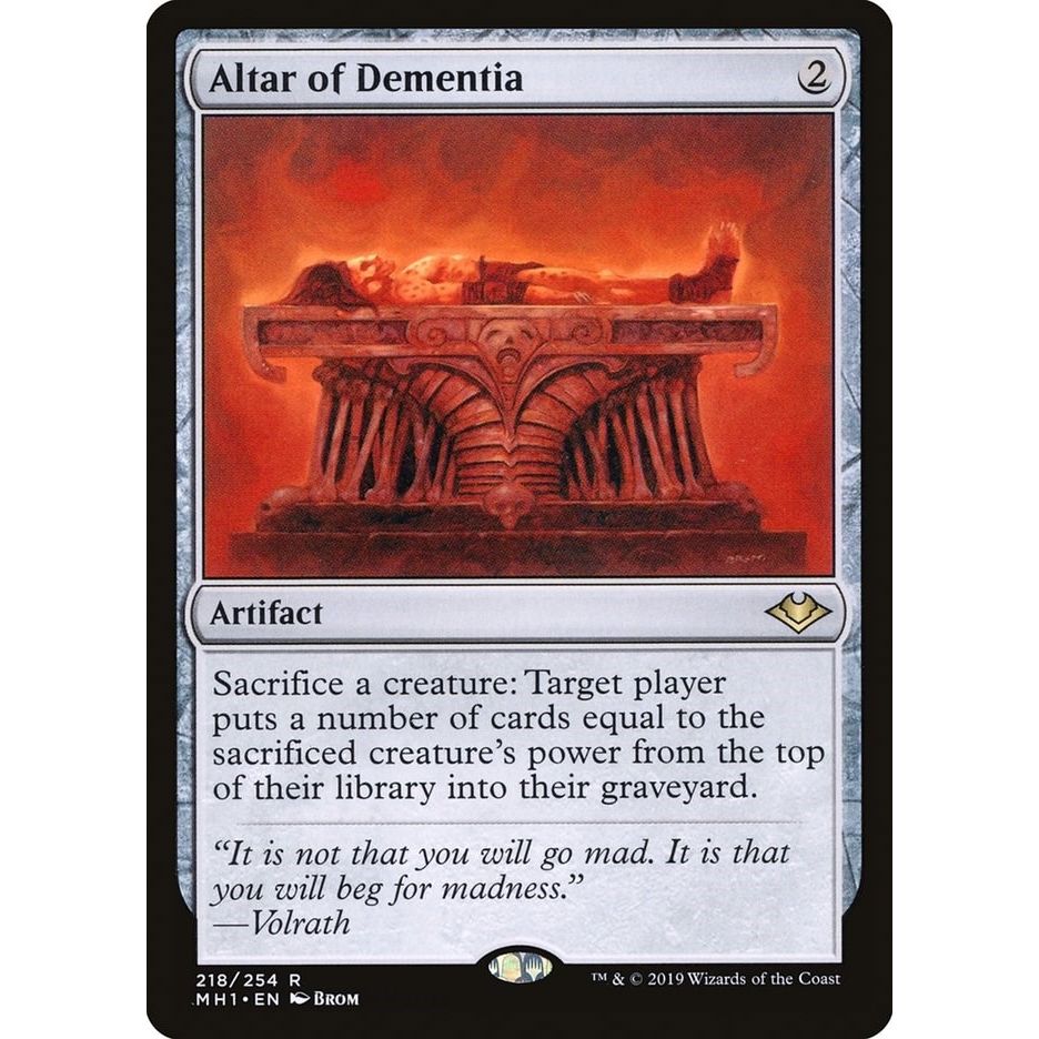 Image for Altar of Dementia (218) (MH1) - Magic: The Gathering