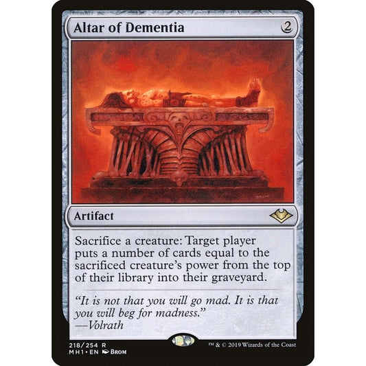 Image for Altar of Dementia (218) (MH1) - Magic: The Gathering