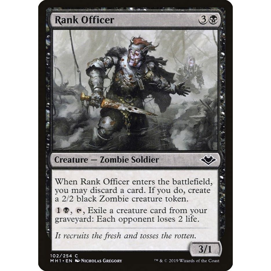 Image for Rank Officer (102) (MH1) - Magic: The Gathering