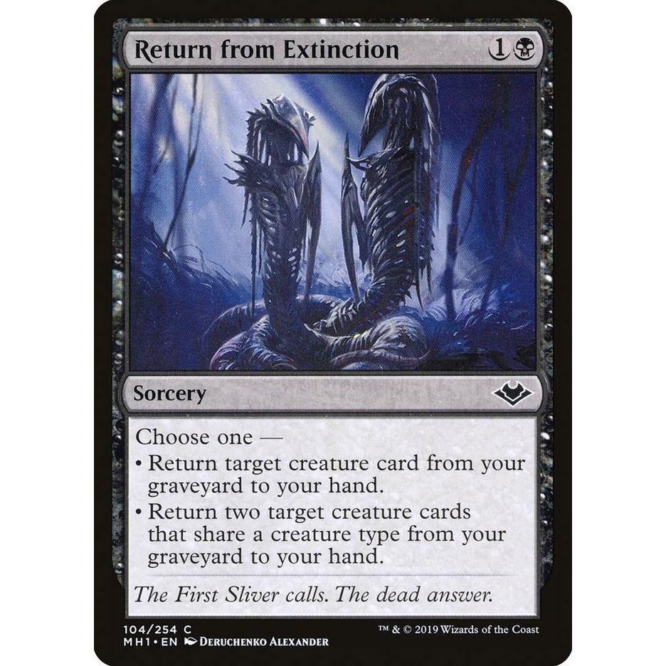 Image for Return from Extinction (104) (MH1) - Magic: The Gathering