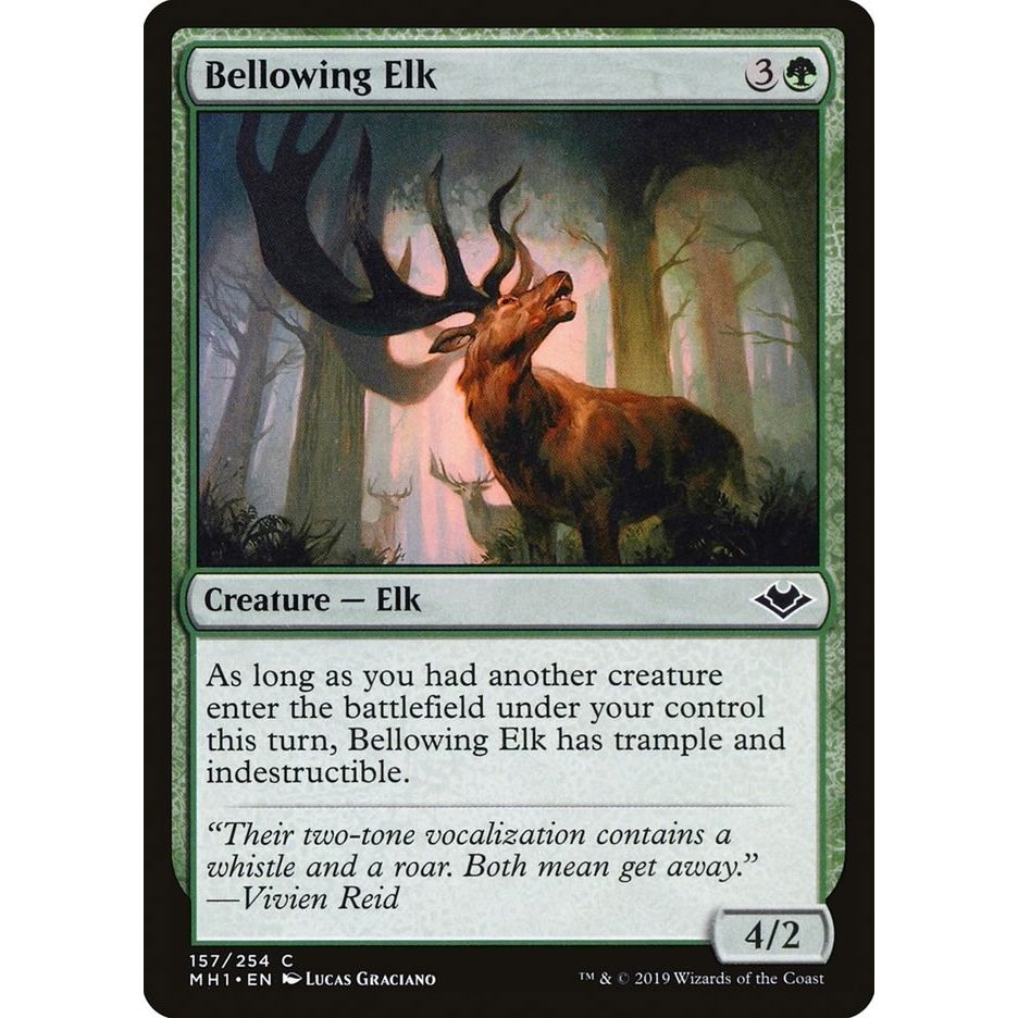 Image for Bellowing Elk (157) (MH1) - Magic: The Gathering
