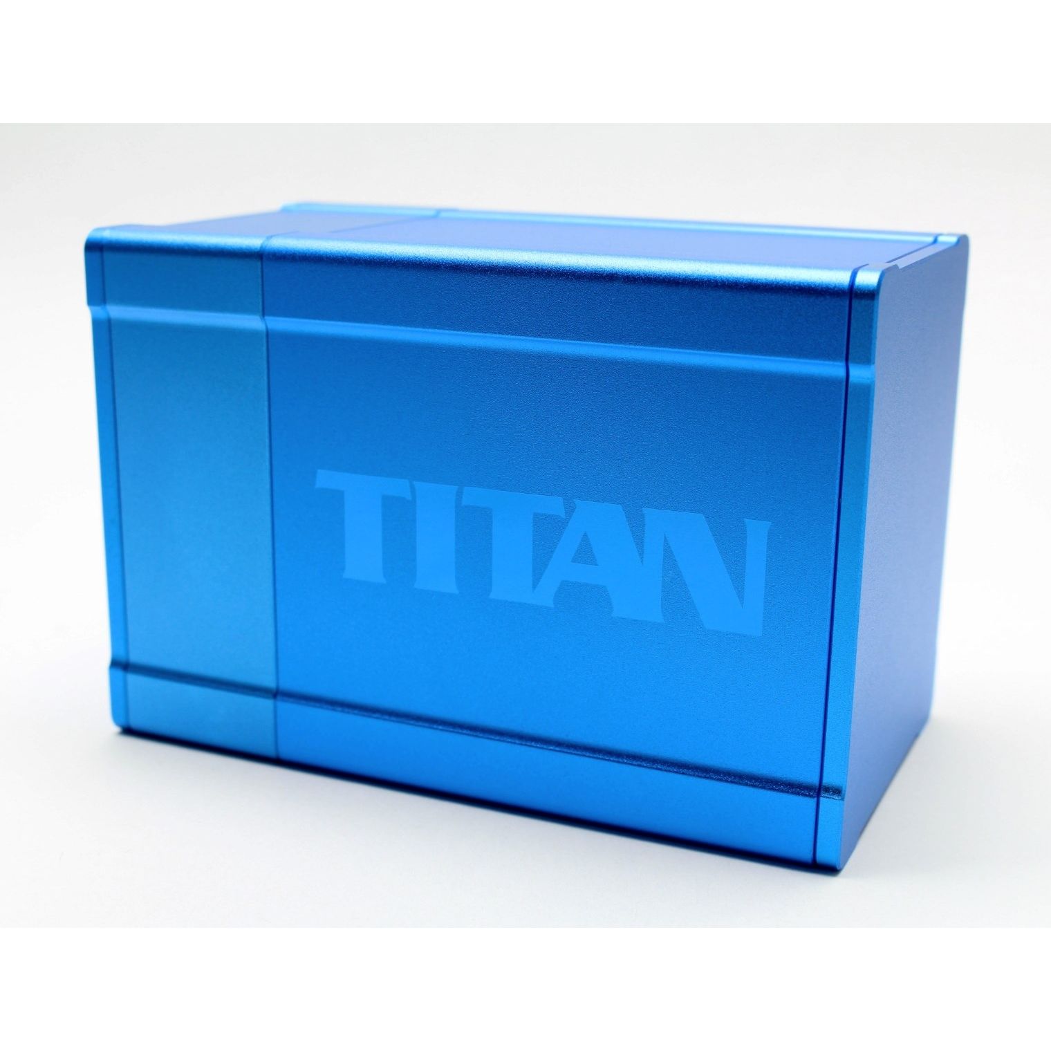 Image for TITAN Deck Box - Solid Blue - Deck Boxes