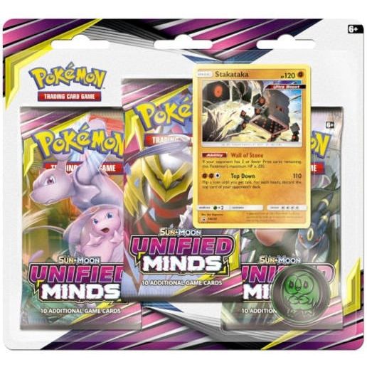 Image for Unified Minds 3 Pack Blister [Stakataka] - Pokemon