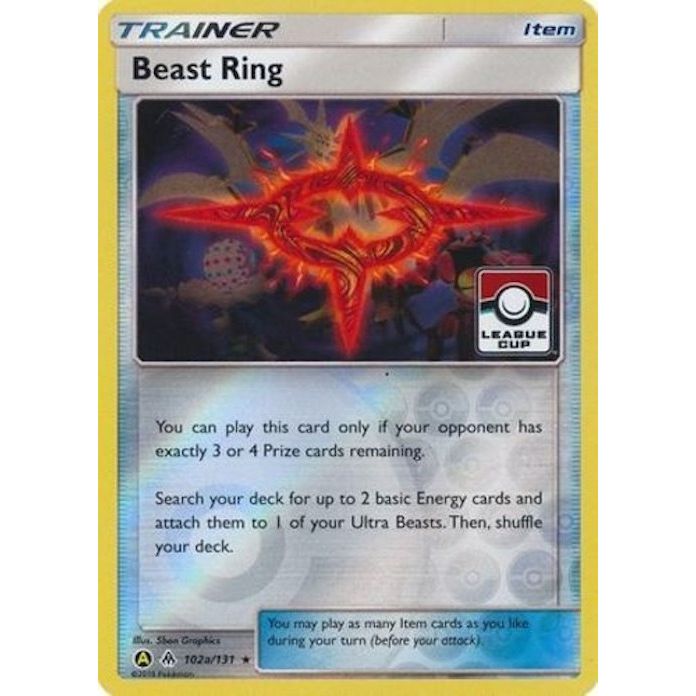 Image for Beast Ring - 102a/131 (League Cup) (102a/131) (PR) - Pokemon