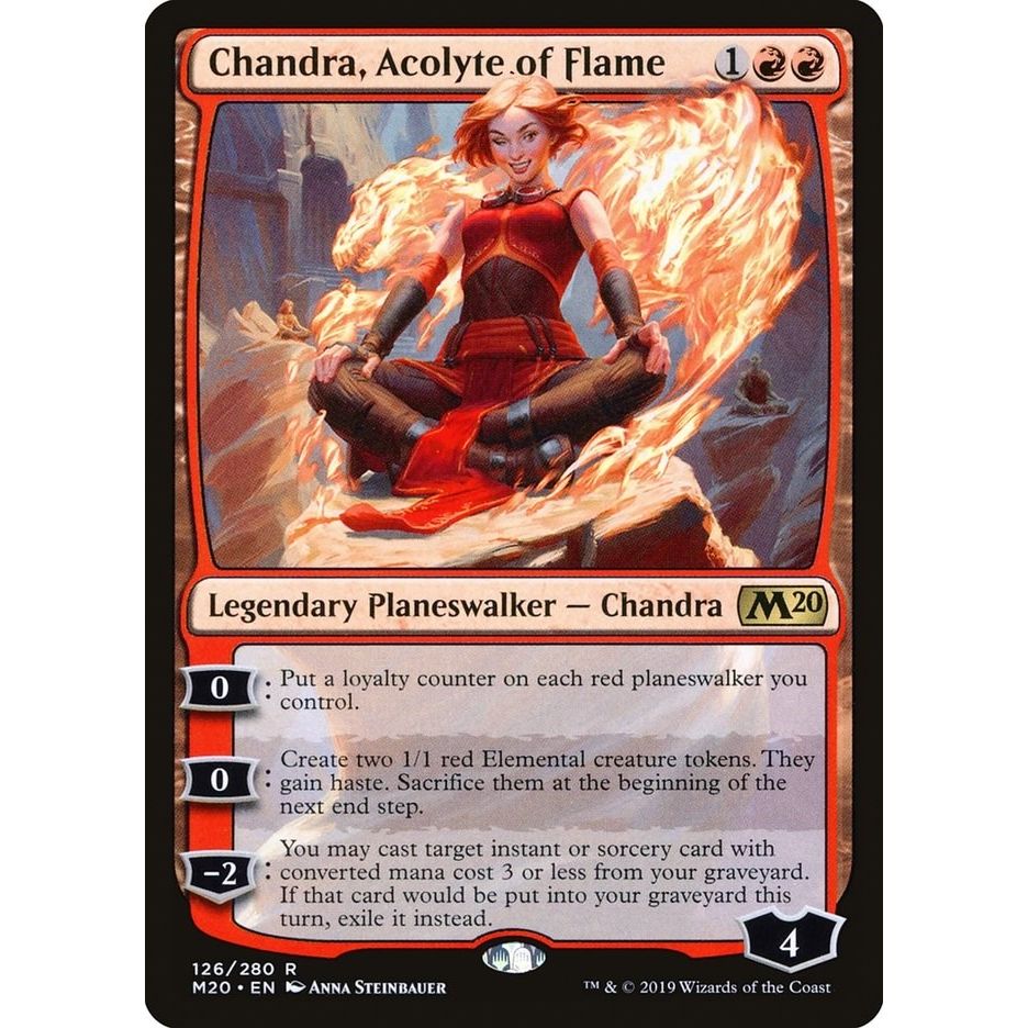 Image for Chandra, Acolyte of Flame (126) (M20) - Magic: The Gathering