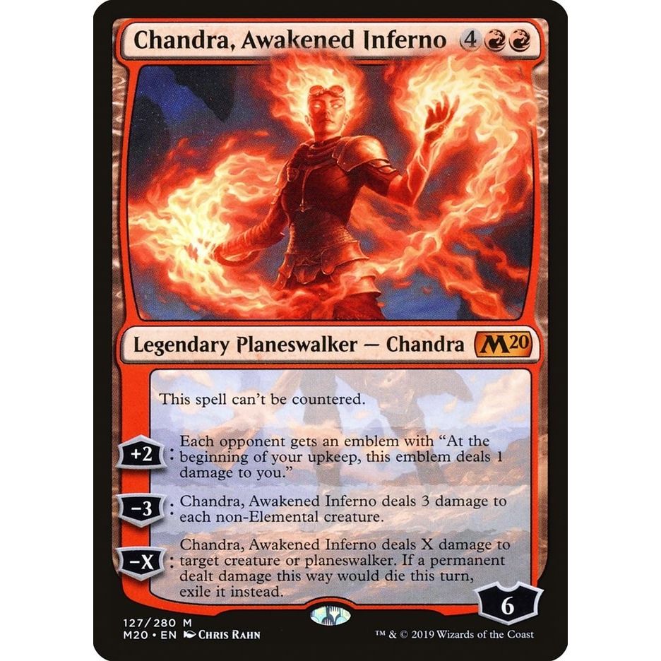 Image for Chandra, Awakened Inferno (127) (M20) - Magic: The Gathering