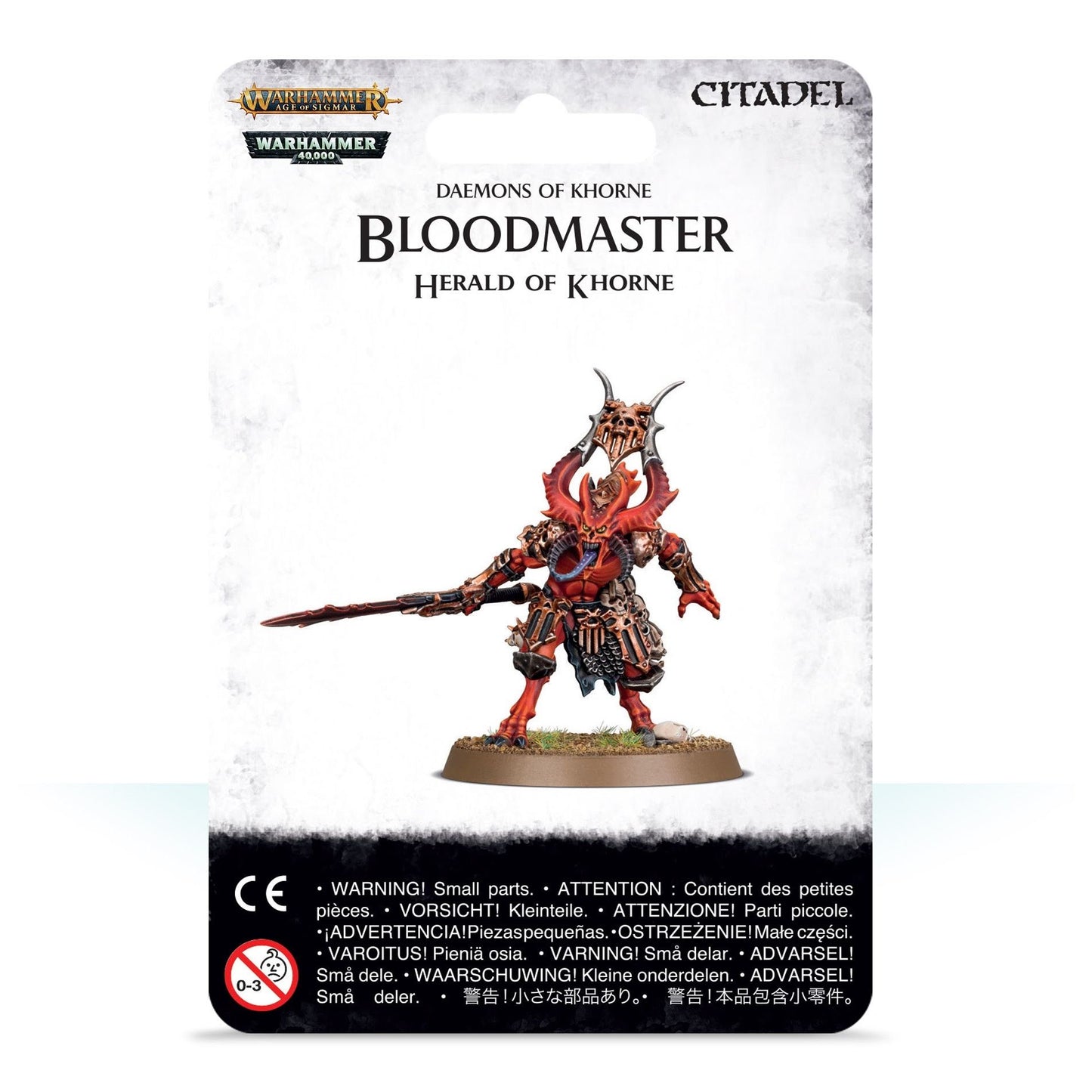 Image for Warhammer: Age of Sigmar - Daemons of Khorne - Bloodmaster: Hearald of Khorne - Warhammer Clampacks
