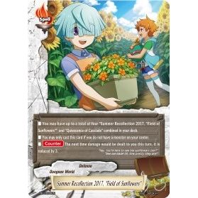 Image for Summer Recollection 2017, "Field of Sunflowers" (PR/0269EN) (PR) - Future Card BuddyFight