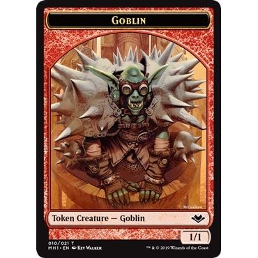 Image for Goblin // Emblem - Serra the Benevolent Double-Sided Token (10 // 20) (MH1) - Magic: The Gathering