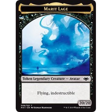 Image for Marit Lage // Goblin Double-Sided Token (6 // 10) (MH1) - Magic: The Gathering