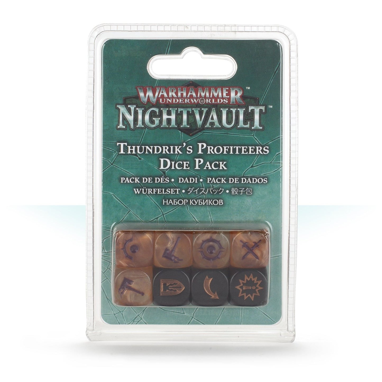 Image for Warhammer: Underworlds - Thundrik's Profiteers Dice Pack (8-Pack) - Warhammer Game Accessories