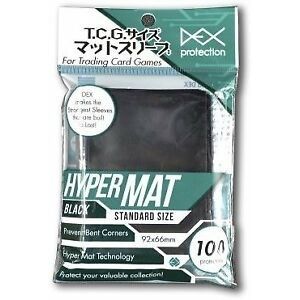 Image for Dex Protection Standard Hypermat Card Sleeves - Black (100-Pack) - Card Sleeves