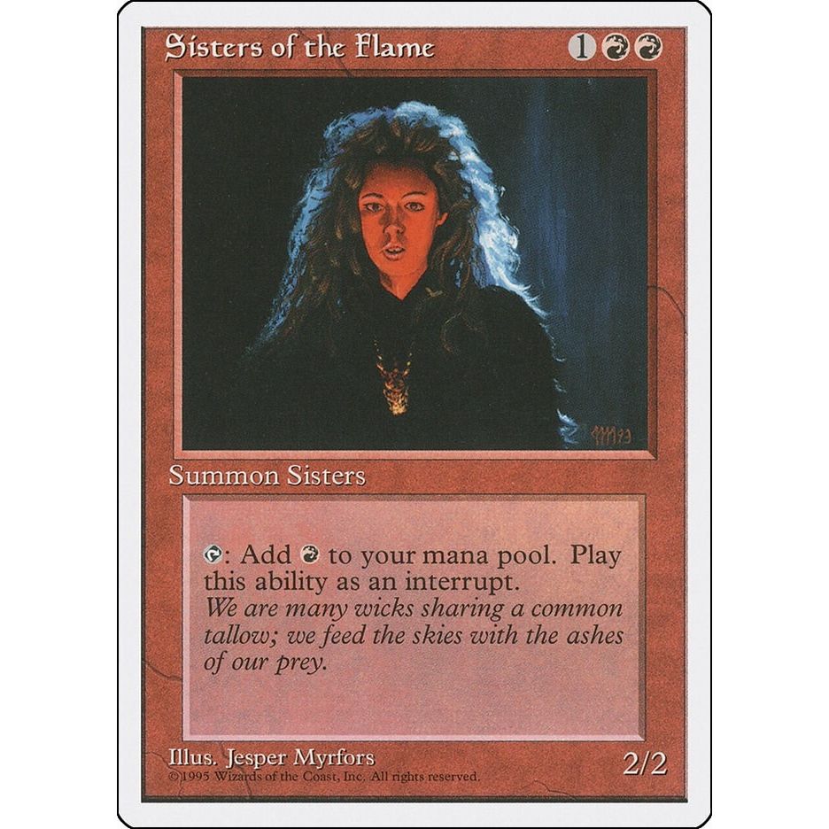 Image for Sisters of the Flame (4ED) - Magic: The Gathering