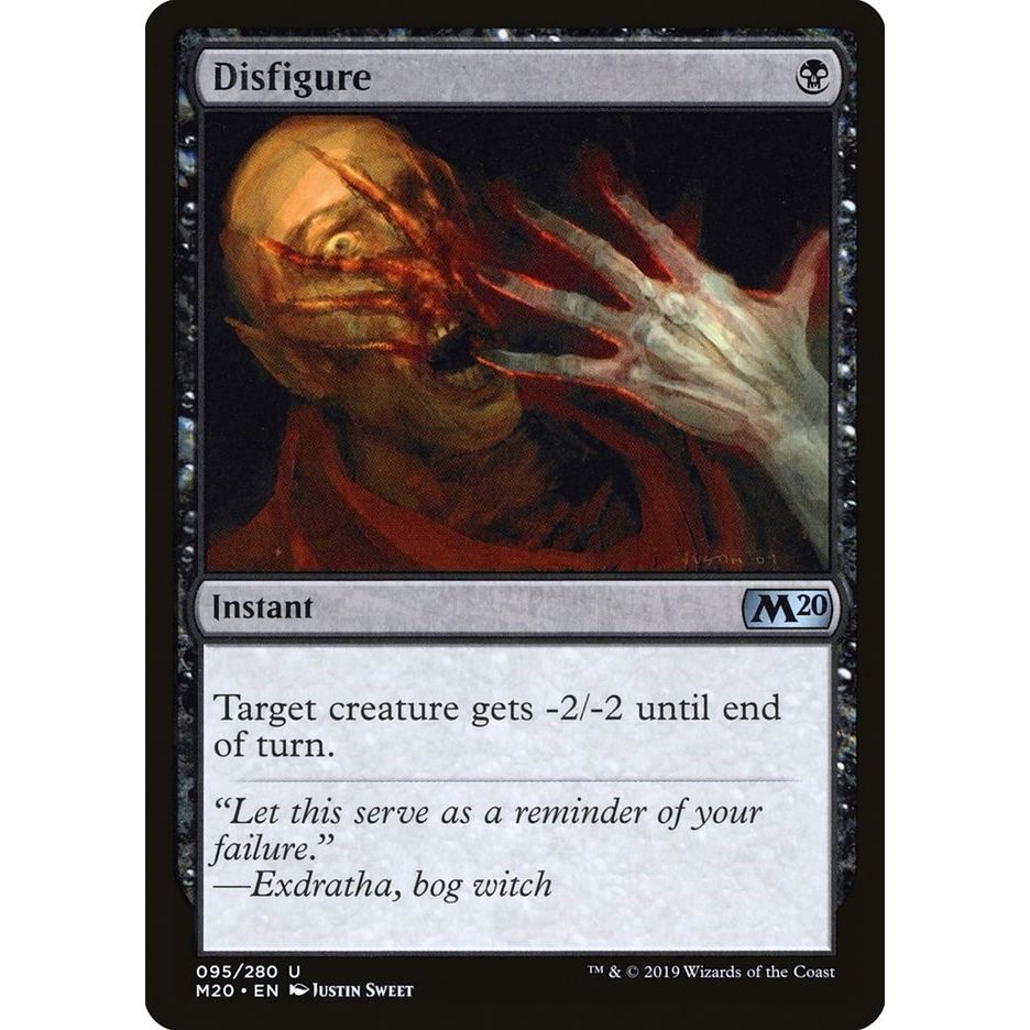 Image for Disfigure (95) (M20) - Magic: The Gathering