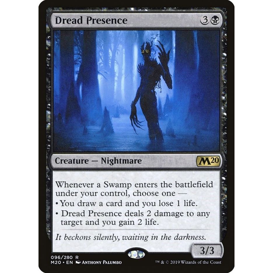 Image for Dread Presence (96) (M20) - Magic: The Gathering