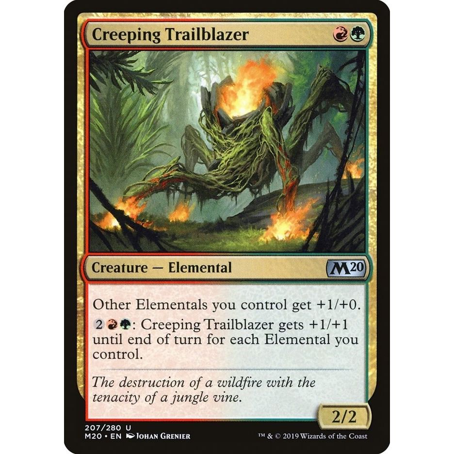 Image for Creeping Trailblazer (207) (M20) - Magic: The Gathering