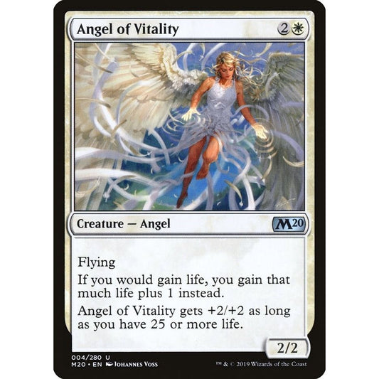 Image for Angel of Vitality (4) (M20) - Magic: The Gathering